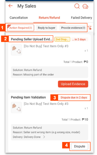 Processing Return/Refund Requests on Shopee App | Shopee PH Seller ...