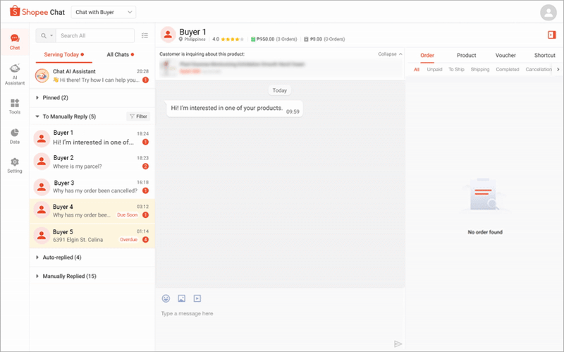 Managing chats on Shopee Seller Chat | Shopee PH Seller Education Hub