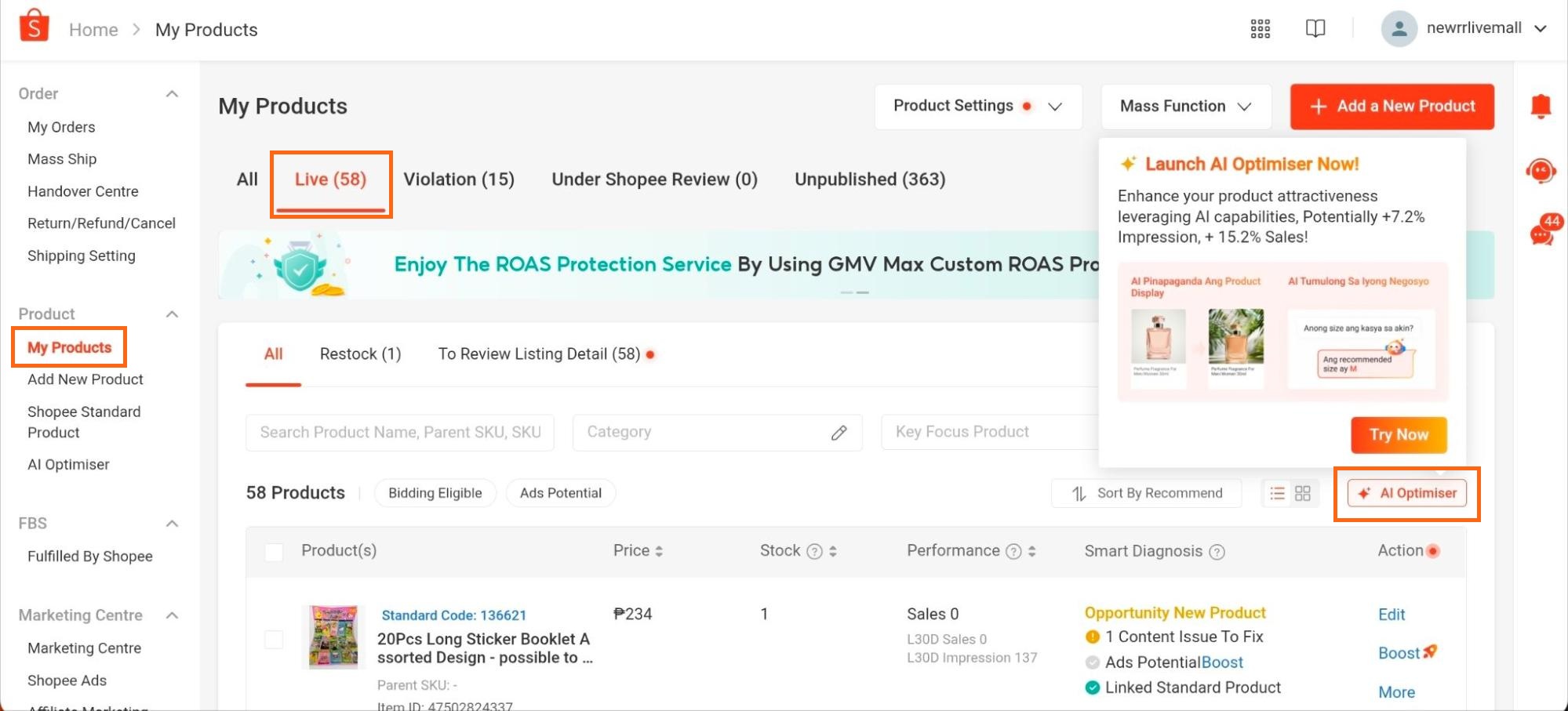 [New Tool] Product AI Optimiser | Shopee PH Seller Education Hub