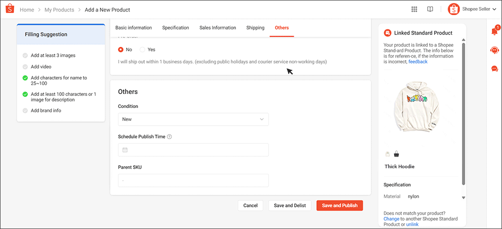 How can I use Shopee Standard Product to help my listings gain more ...