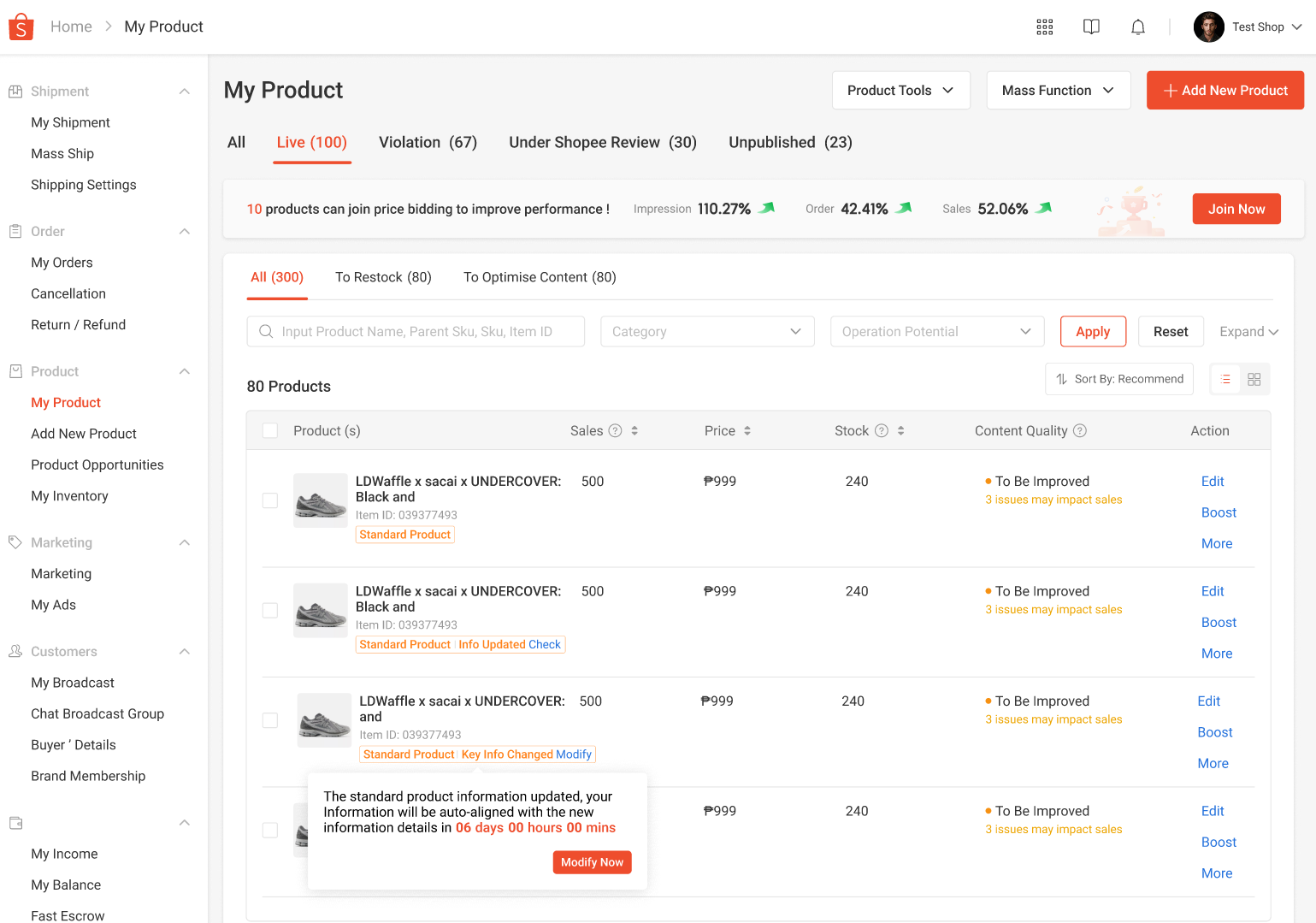 How can I use Shopee Standard Product to help my listings gain more ...