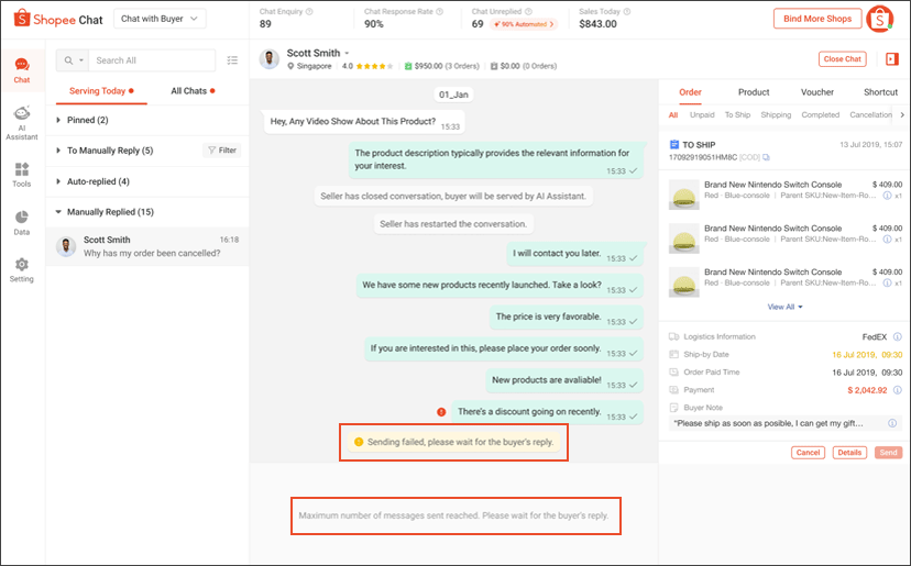 Managing chats on Shopee Seller Chat | Shopee PH Seller Education Hub