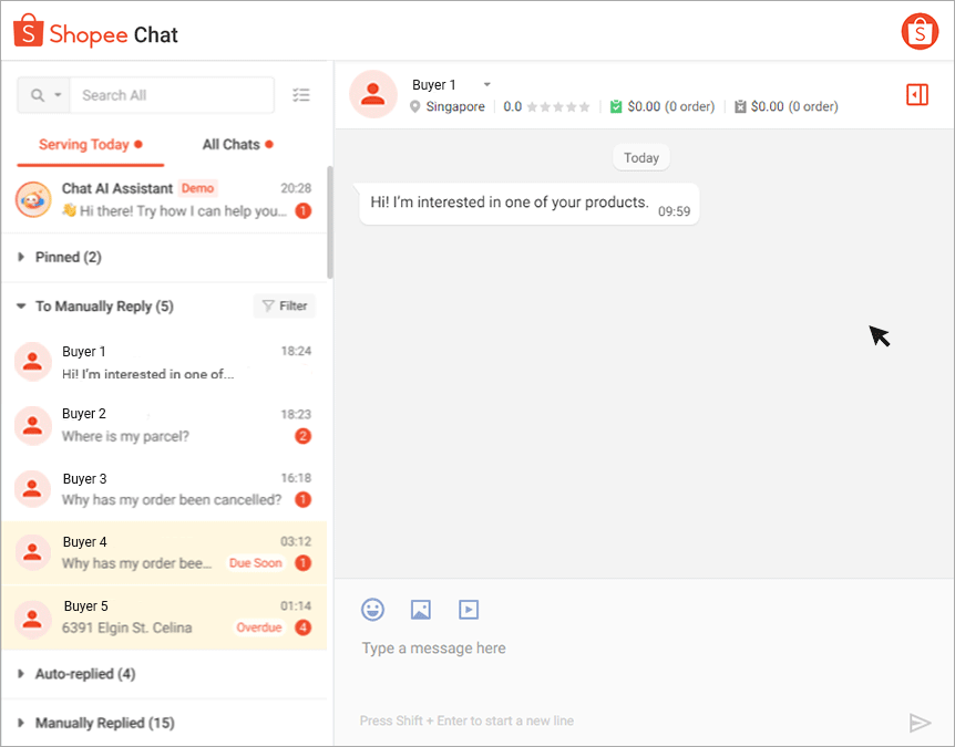 Managing chats on Shopee Seller Chat | Shopee PH Seller Education Hub