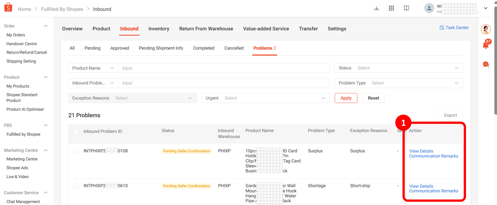 Submitting an Inbound Troubleshoot (IBT) Dispute in Seller Centre ...
