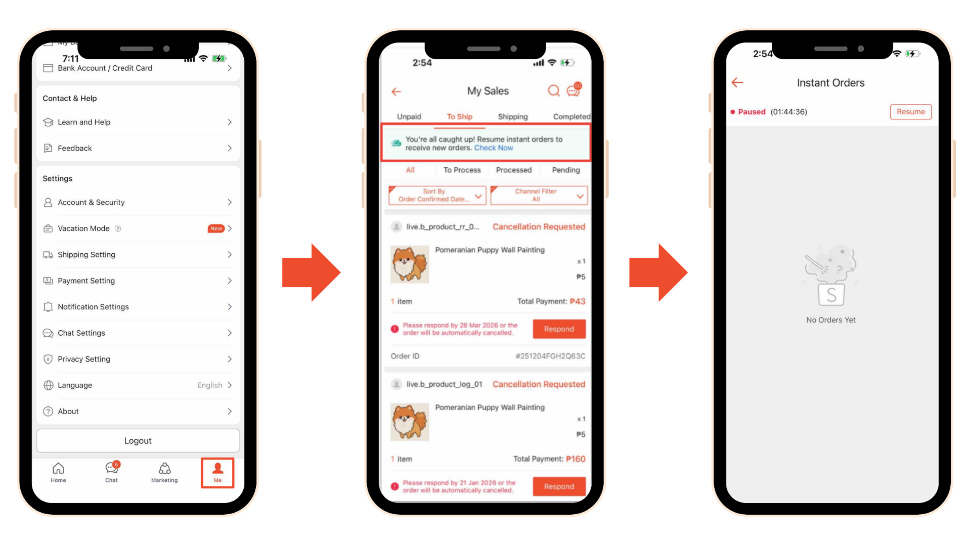 What is Instant Pause Feature? | Shopee PH Seller Education Hub