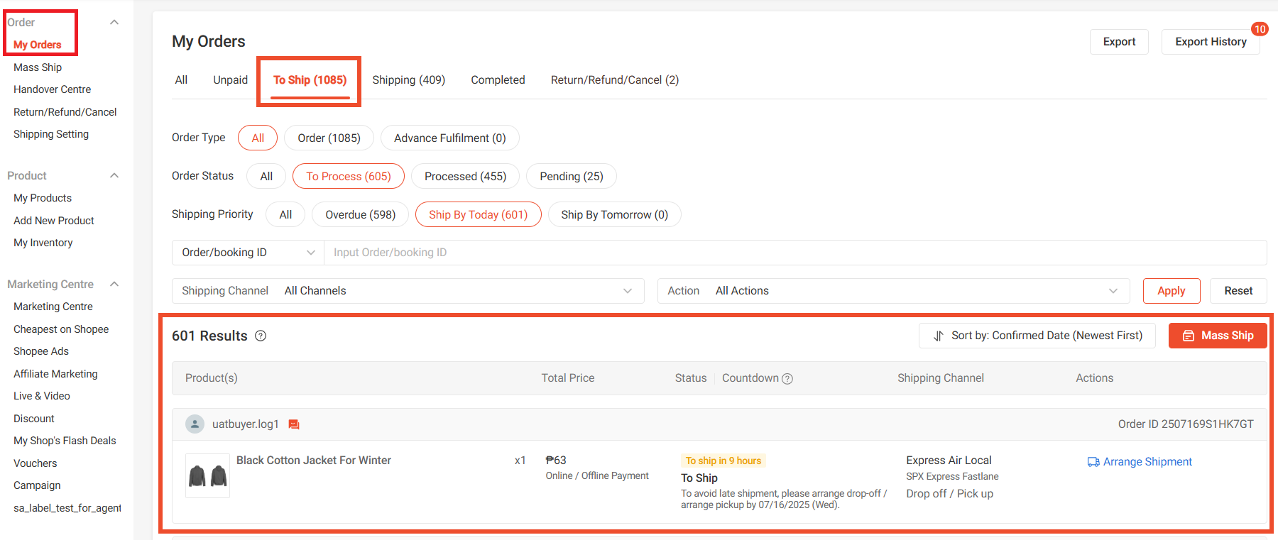 How Do I Check The Status Of My Order? | Shopee PH Seller Education Hub